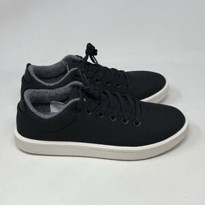 Allbirds Woven Wool Pipers Black and White Women's Sneakers